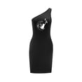 thumbnail image 1 of Vestido de mujer con hombros descubiertos, minivestido femenino ajustado a la moda de primavera para viajes XL, 1 of 7