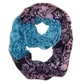 thumbnail image 1 of Peach Couture Women's Henna Print Infinity Loop Scarves, 1 of 1