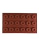 thumbnail image 1 of Molde de yeso para aromaterapia en forma de rosquilla de 18 orificios, 2 piezas Afortunado Sencillez, 1 of 3