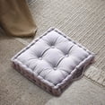 thumbnail image 6 of Thick Floor Cushion With Handles Floor Pillow, Velvet Square Floor Seating Cushion, Square Non Slip Reversible Chair Cushion, for Living Room Sofa Chair Floor Yoga Couch Tatami, 18*18Inch, 6 of 6