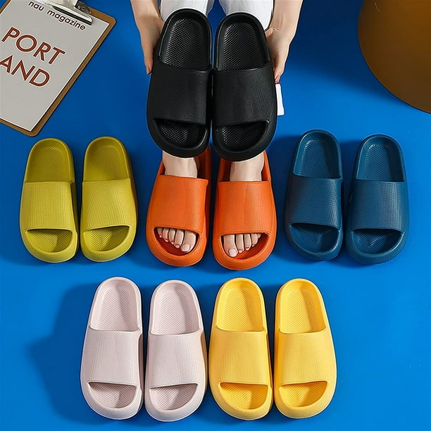 Women Men s Slippers Thick Platform Slipper Couple Indoor Sandals