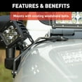 thumbnail image 5 of ARIES 1501306 50-Inch LED Light Bar for Jeep Wrangler JL, Gladiator, Windshield Brackets, 24,000-Lumen Combo Beam Fits select: 2019 JEEP WRANGLER UNLIMITED, 2021 JEEP WRANGLER UNLIMITED SPORT, 5 of 6