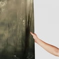thumbnail image 3 of Orinice Sunbeam Fog Forest Bathroom Decor Set - Colorful Luxurious Graphic Print Polyester Fabric Fashion Shower Curtain Set with Hooks 36x72, 3 of 7