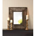 thumbnail image 2 of FAUX RATTAN RECTANGULAR WALL MIRROR, 2 of 2