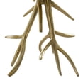 thumbnail image 4 of DecMode 15" x 22" Gold Aluminum Metal Tree Accent Table with Textured Tree Branch Legs, 3-Pieces, 4 of 9