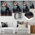 thumbnail image 4 of Designart "Muscle Machine Sculpted Power" Weightlifting Metal Art Print, 4 of 5