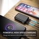 thumbnail image 5 of Mrbiu 5V 2A Paquete De Batería Para Chaleco Calefactable Micro Power Bank 10000Mah Para Chaqueta Calefactable Pantalla Lcd Usb Dual Cargador Portátil Batería Externa Para Iphone Android, Etc., 5 of 7