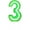 3, variant on Neon Lights LED Neon Letter Lights- Light Up LED Letters Lights Light Up Marquee Letters Lights Neon Signs Battery USB Green.