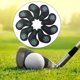 thumbnail image 3 of Cubierta de cabeza de hierros de golf 9x Sunnimix Cuero impermeable Negro, 3 of 8