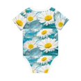 thumbnail image 2 of Rocae Daisy Flowers for Baby Climbing Clothes Soft Baby Romper for Active Infants Comfortable and Breathable Crawling Jumpsuit Unisex Baby Outfit 6 Months, 2 of 8