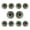 Light Green, variant on Halloween Eyes Semi-circular Bowl-shaped Hollow Eyes Bleeding Eyeballs Spoof Horror Eyeball Toys Halloween Gifts 10 Pcs Blue Small Black Pupils