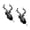 Black, variant on Misright 2 Pack Steel Deer Head Liquor Pourer with Leak Stopper for Wine Bottles Kitchen Use