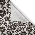 thumbnail image 5 of Ambesonne Vintage Grommet Curtain, Nostalgic Flora Pattern, 50" x 96", Dark Brown and White, 5 of 6