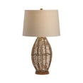 thumbnail image 4 of North Shore Ratten Table Lamp Wicker/Rattan Brown, 4 of 6