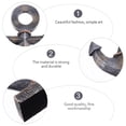 thumbnail image 5 of KAKOWELY Creative Boat Anchor Shape Desktop Adornments Anchor Model Resin Decor,8.07"X6.42"X1.77", 5 of 5
