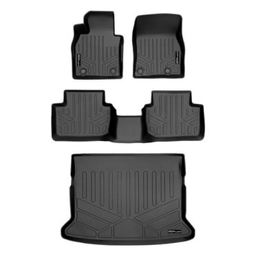 SA0503-B0503-D0503 Custom Fit All Weather 2 Row Behind Floor Mats & Cargo Liner for 2020-2021 Mazda CX-30, Black