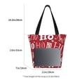 thumbnail image 4 of Kdxio Ho Pattern Funny Christmas Women Reusable Grocery Bags Foldable Ripstop,Reusable Shopping Bags for Shopping,Gym,Gift, 4 of 7
