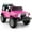 Pink, variant on Gymax 2 Seater Ride On Truck Car 12V Licensed Toyota FJ40 RC w/ Laser Light & Music Pink