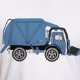 thumbnail image 3 of CafePress - Garbage Truck Fitted T Shirt - Fitted T-Shirt, Vintage Fit Soft Cotton Tee, 3 of 4