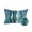 turquoise, variant on Outdoor Pillow Covers with Inserts,Abstract Turquoise Moire Waterproof Decorative Throw Pillow Cases,Gradient Coastal Ocean Geometric Soft Cousion Covers Protector for Patio Furniture Sofa 16"x16"