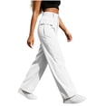 thumbnail image 4 of Aeguzox Womens Pants High Waist Casual Jogger Cargo Pants with Pockets,Sizes S-2XL, 4 of 7