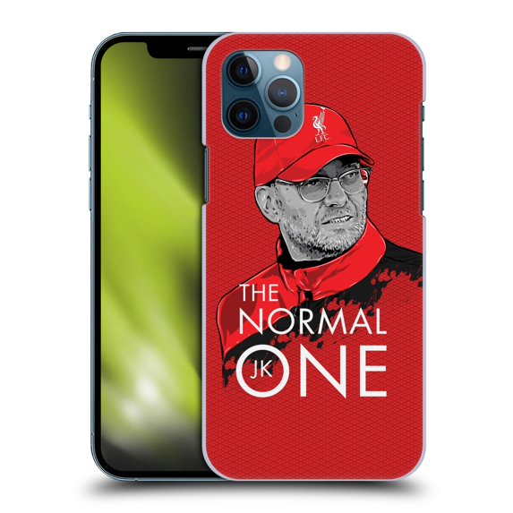 Head Case Designs Officially Licensed Liverpool Football Club Jurgen Klopp Illustrations Training Red Hard Back Case Compatible with Apple iPhone 12 / iPhone 12 Pro