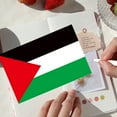 thumbnail image 5 of Bandera de Palestina con 2 ojales de latón Bandera de país de poliéster de color vivo con doble costura que no destiñe para decoración al aire libre 30x45cm/11,8x17,7 pulgadas, 5 of 5