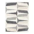 thumbnail image 3 of Unique Loom Hygge Shag Collection Area Rug - Balanced (8' x 10' Rectangle Gray/Ivory), 3 of 7