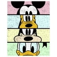 thumbnail image 2 of Men's Mickey & Friends Cropped Portraits Crop Graphic Tee White 3X Large, 2 of 5