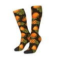 thumbnail image 2 of Bingfone Compression Socks For Women And Men Long Socks For Running Athletic Cycling Nurse-Orange Pumpkin, 2 of 9