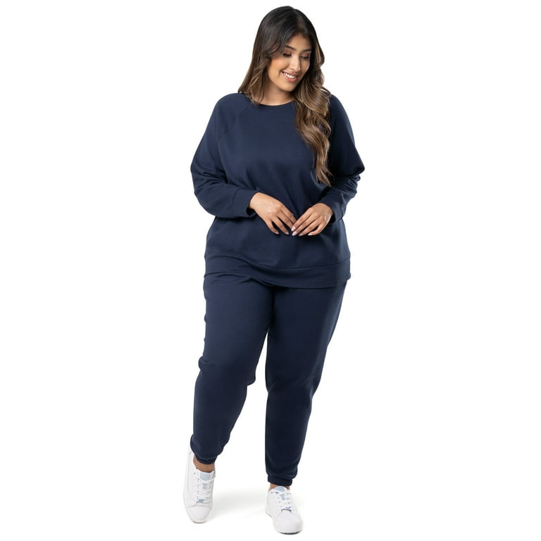 Terra & Sky Women's Plus Size Fleece Sweatpants, Sizes 0X-4X 