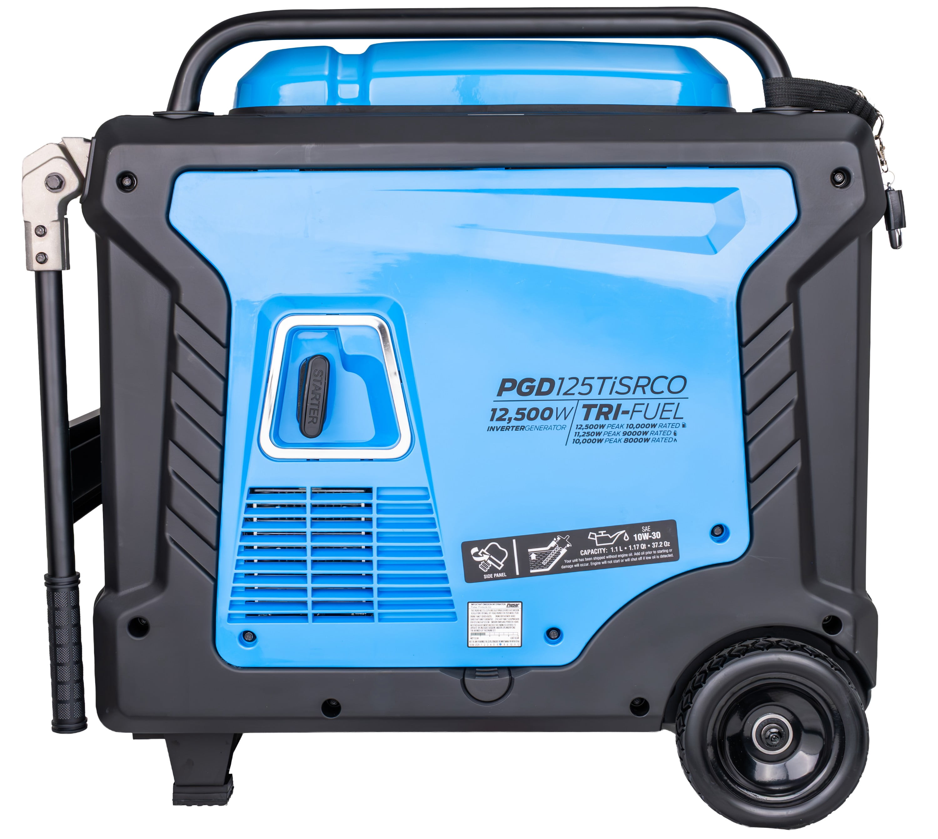 Pulsar PGD125TiSRCO 12500W Tri Fuel Inverter Generator With Electric Remote Start