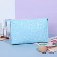 thumbnail image 6 of Bag, Cosmetic Organizer Pouch, Large Capacity Toiletry Bag, Waterproof Washable Zippered Case, for Travel, Gym, and Daily Use, White, by FAJHHA, 6 of 7