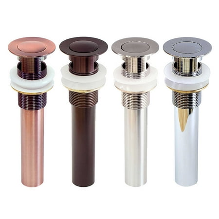 FREUER Faucets Pop Up Overflow Bathroom Sink Drain - Multiple Finishes
