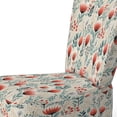 thumbnail image 4 of Designart « Dreamlike Moroccan Floral Fantasy II » Fauteuil d'Appoint Rembourré Rouge à Motif Floral - Fauteuil de Style Cottage pour Salon, 4 of 7
