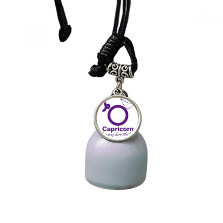 Constellation Fate Birthday Celebration Capricorn Wind Chimes Bell Car Pendant
