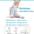 thumbnail image 2 of 3 Pairs Open Toe Adjustable Ankle Brace Compression Sleeves with Arch Support for Women & Men , Relief for Swelling, Plantar Fasciitis, and Sprains – Step into Comfort and Stability, 2 of 7