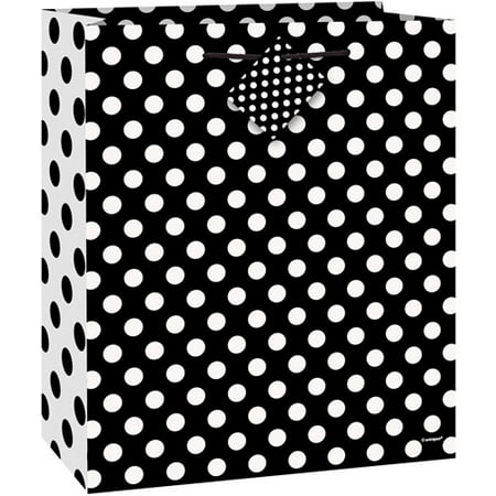 Black Polka Dot Gift Bag