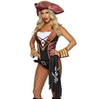 Captivating Captain Pirate Costume| Leg