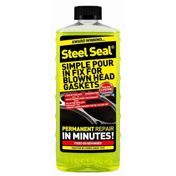 Steel Seal Blown Head Gasket Fix Repair Sealer for 4 Cylinder Engines