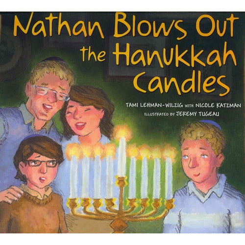 Nathan Blows Out the Hanukkah Candles