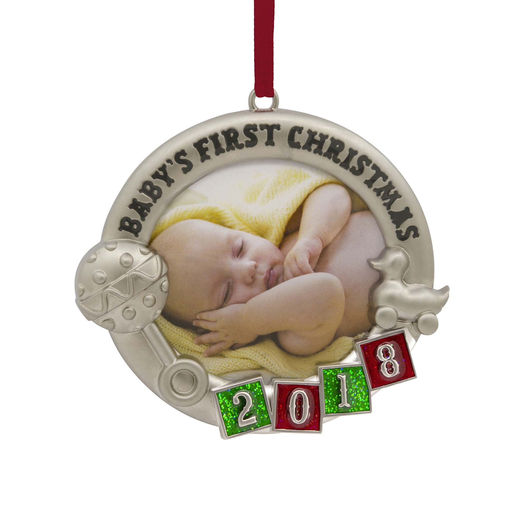 Hallmark Baby's 1st Christmas 2018 Metal Picture Frame Christmas