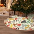 thumbnail image 5 of Fotbe Farm Pattern Christmas Tree Skirt, Tree Skirts Plush Christmas Decorations, Christmas Tree Skirts Xmas Decorations Holiday Party Decor-48", 5 of 6