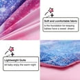 thumbnail image 3 of NTBED Galaxy Space Planet with Star Glitter Toddler Bedding Set Pink Comforter Flat Sheet Fitted Sheet and Pillowcase, 3 of 6