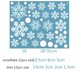 thumbnail image 1 of Pegatinas de pared de Navidad con copos de nieve, calcomanías de vidrio para ventana, decoraciones navideñas para el hogar, Año Nuevo, Navidad, 2020, 36 unids/lote, 1 of 4