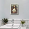 thumbnail image 5 of 1 Pack Framed Mona Lisa With Toilet Paper Rolls Bathroom Wall Art Poster Print Wall Decor Framed Vintage Painting Pictures Artwork, 5 of 5