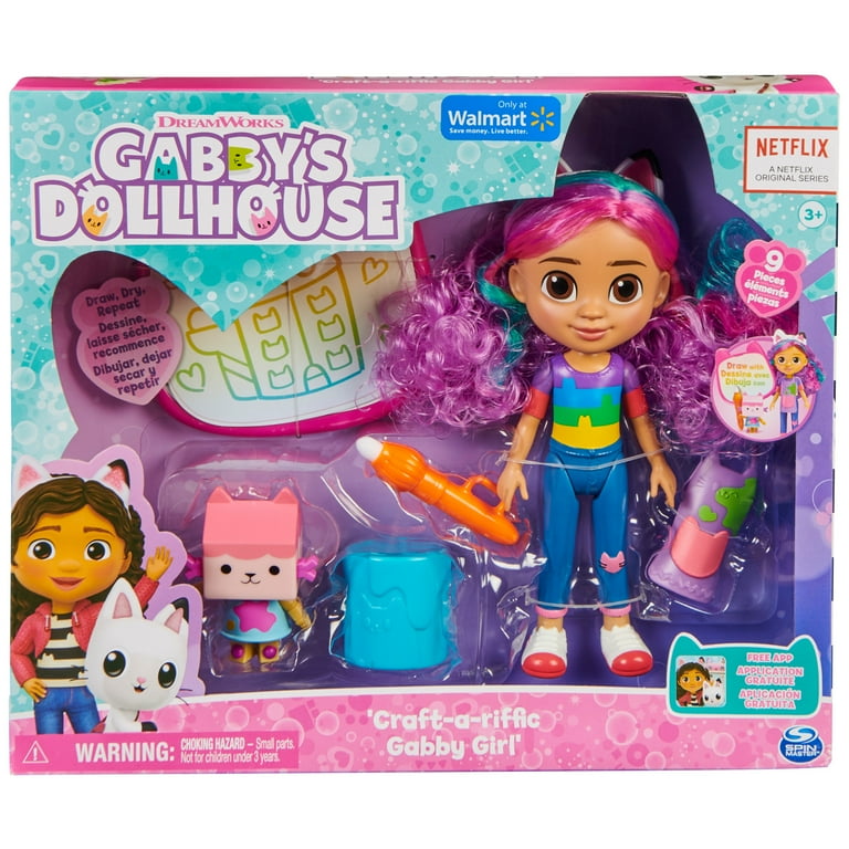 Gabby出品　まとめて 2 pack) Gabby's Dollhouse, Rainbow Gabby Deluxe Craft Dolls and