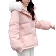 thumbnail image 5 of Lindreshi Winter Coats for Women 2023 Trendy Women's Winter Cotton Jacket with Hood, Waist, and Plush To Overcome Outer Coat, 5 of 5
