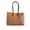 Brown, variant on Black Womens Tote Bag Commuter Handbag For Fall Winter Season Casual Shoulder Bag Large Capacity Daily Use Pu Leather