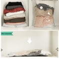 thumbnail image 4 of Transparent Vacuum Bag Folding Compressed Space Saving Clothes Storage Big Size Travel Seal Packet Organizers For Towel Cloth, 4 of 11